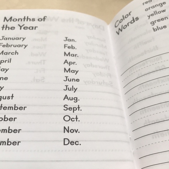 Bundle of Children’s Books & LEGO Telling Time Flashcards & My Writing Words - Picture 14 of 16